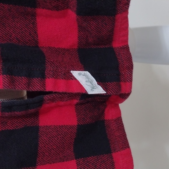 Woolrich Red Buffalo Check Pemberton Boyfriend Flannel Shirt Size S - Picture 3 of 11
